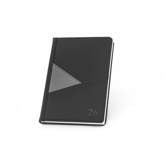 Agenda A5 2026 em PU Personalizada