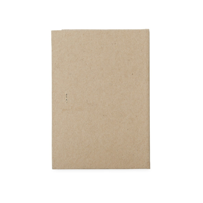 Bloco de Anotações em Kraft com Porta Caneta com Logo para Brindes