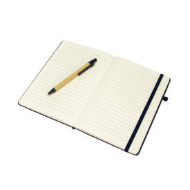 Caderneta Fibra de Arroz com Caneta Personalizada