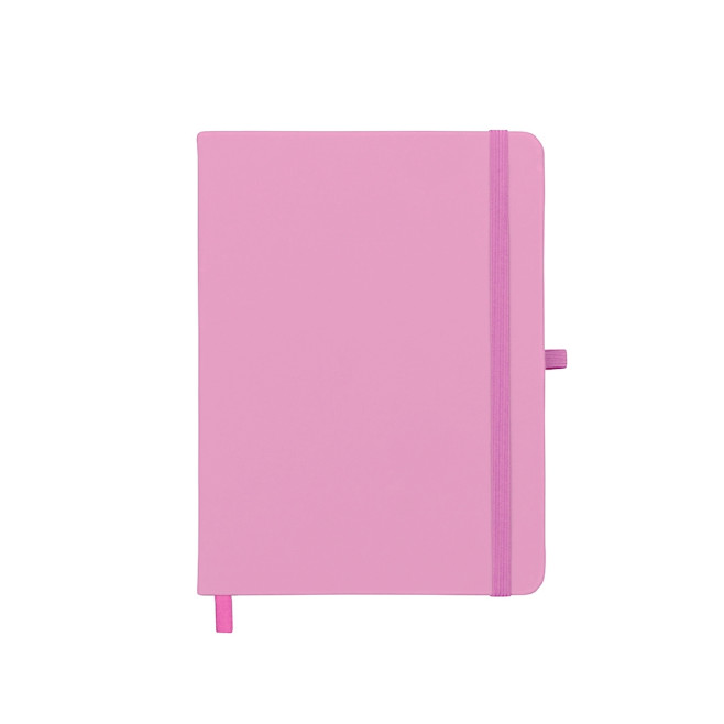 Caderneta Tipo Moleskine Sem Pauta Com Porta Caneta Personalizada