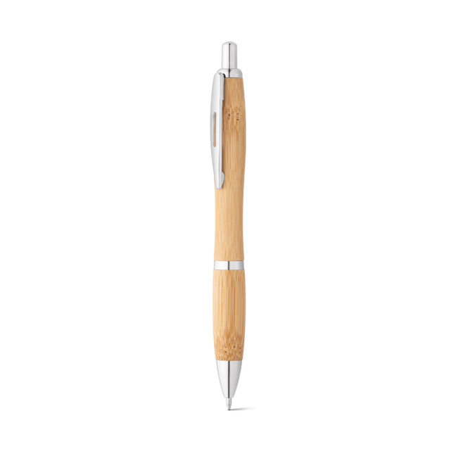Caneta De Bambu Personalizada Com Logo