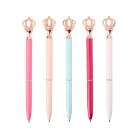 Caneta Metal Coroa Personalizada com Logotipo