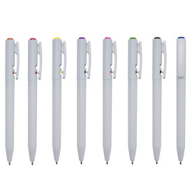 Caneta Plástica Personalizada Com Logo