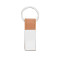 Chaveiro Metal Com Couro Personalizado