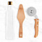Kit para Pizza com Cortador, Espátula e Garrafa com Logo