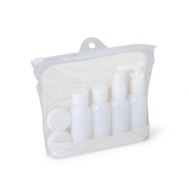 Kit Viagem Plástico 6 Peças Personalizado